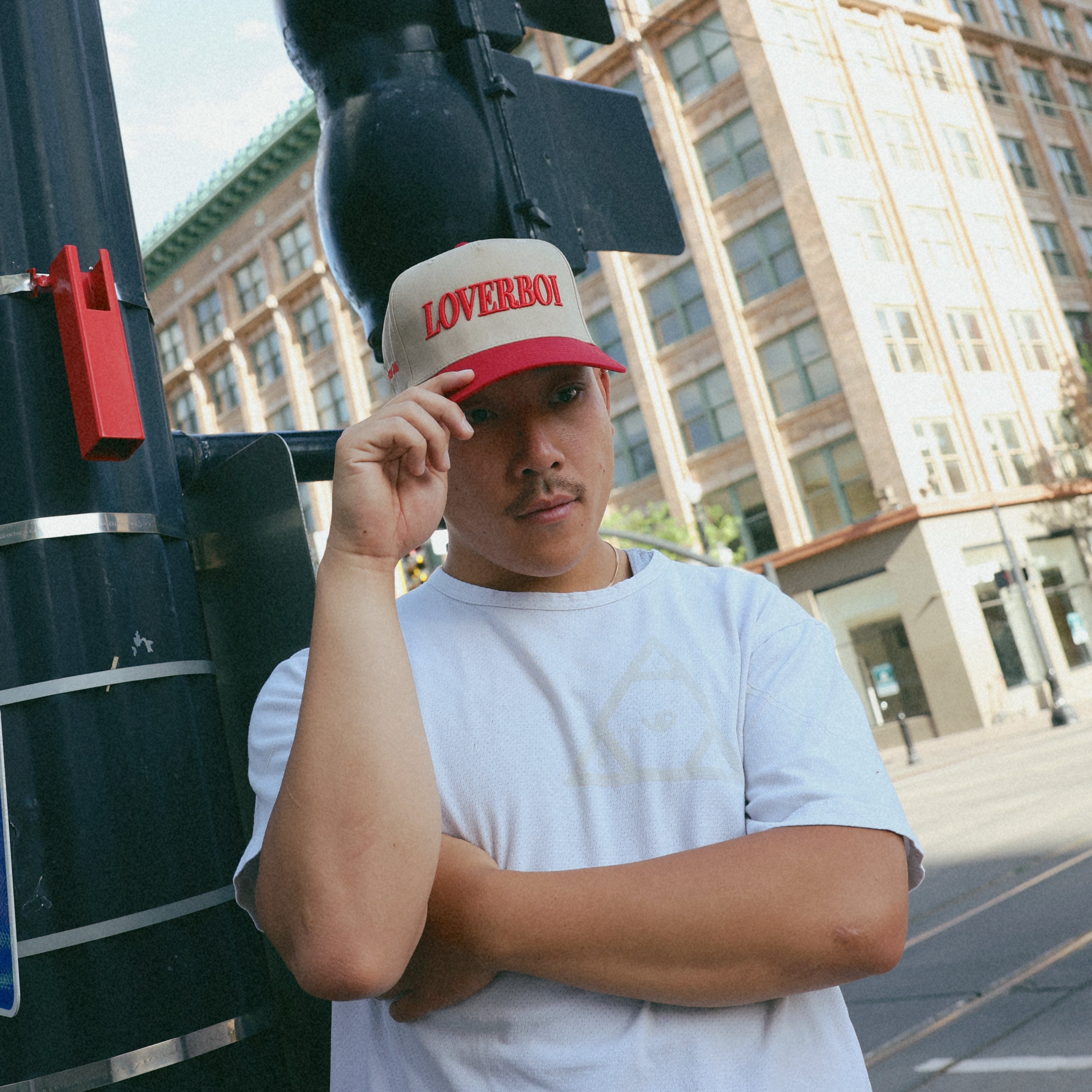 LoverBoi (Khaki/Red)