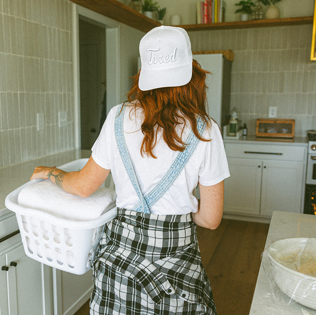 Tired Hat (White/White)