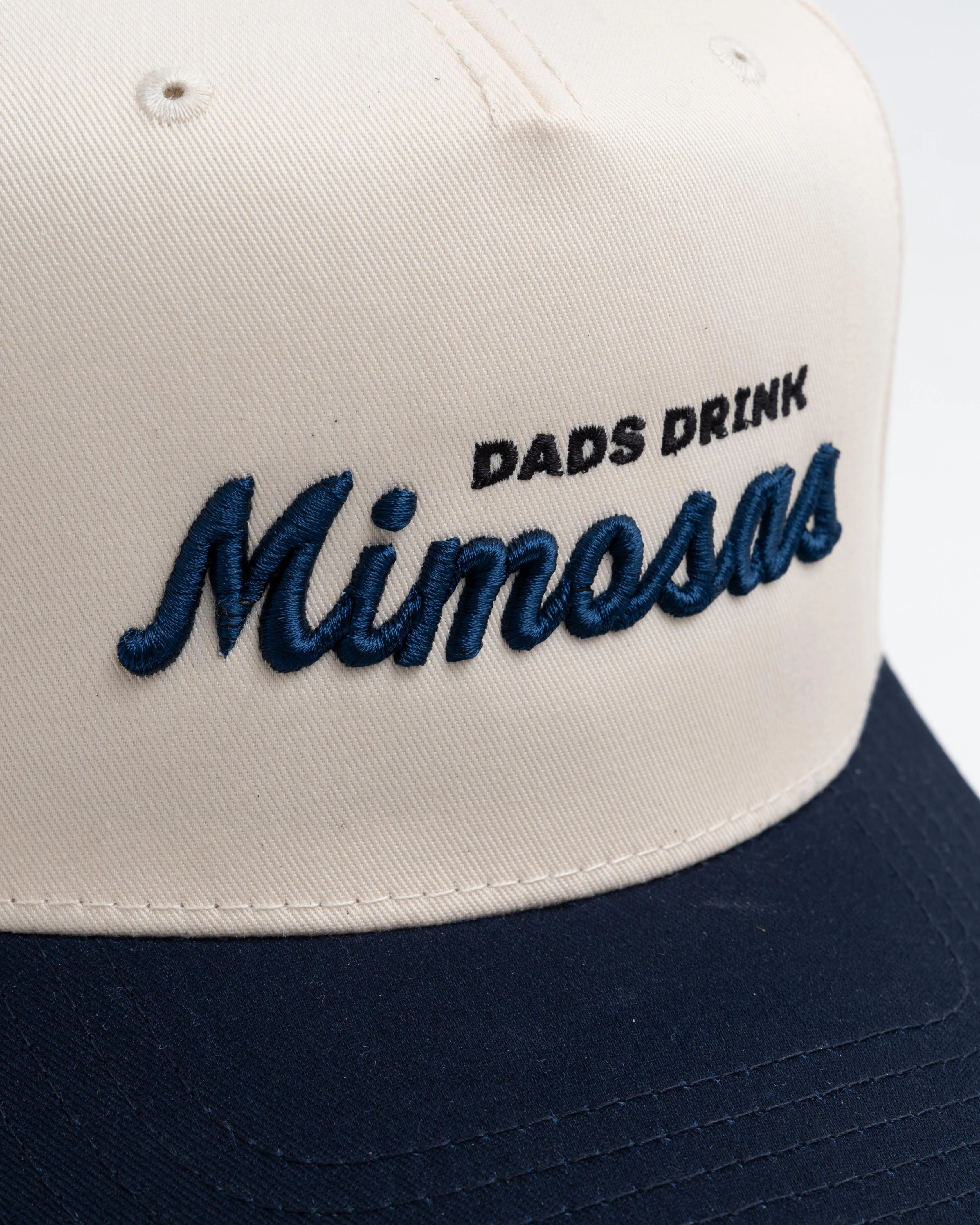 Dads Drink Mimosas (Natural/Navy)