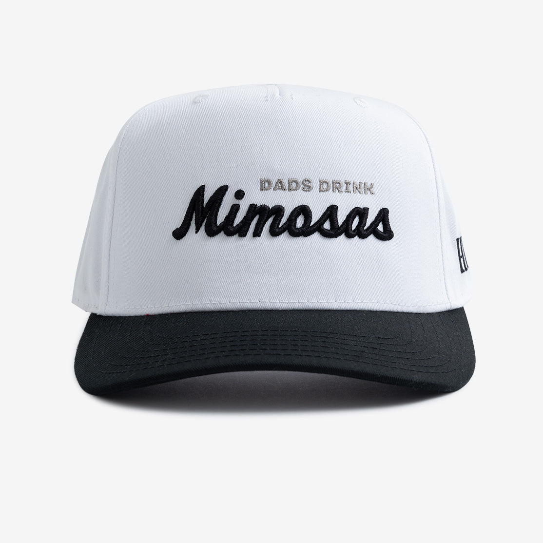 Dads Drink Mimosas Hat (Black/White)