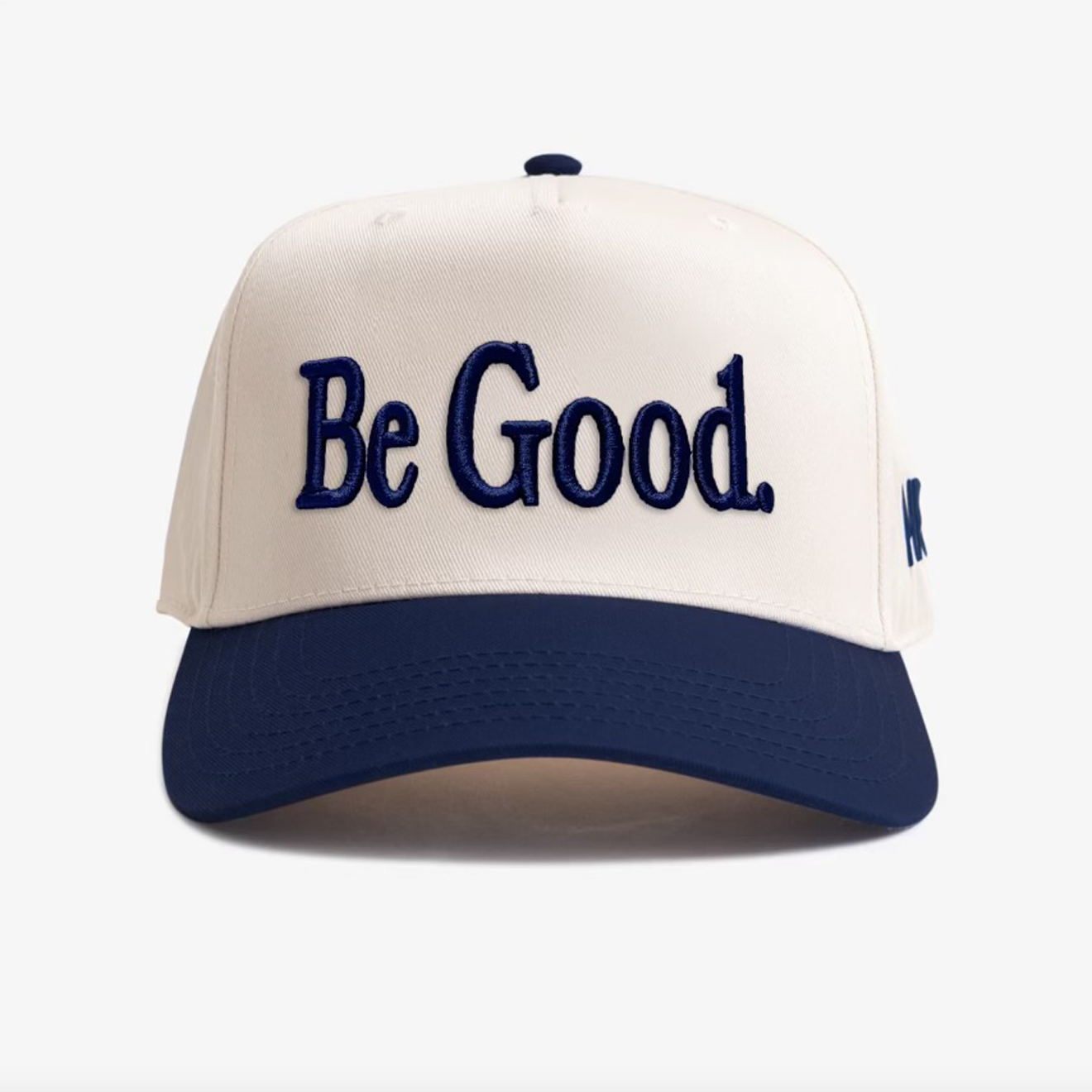 Be Good. (Natural/Navy) Hat